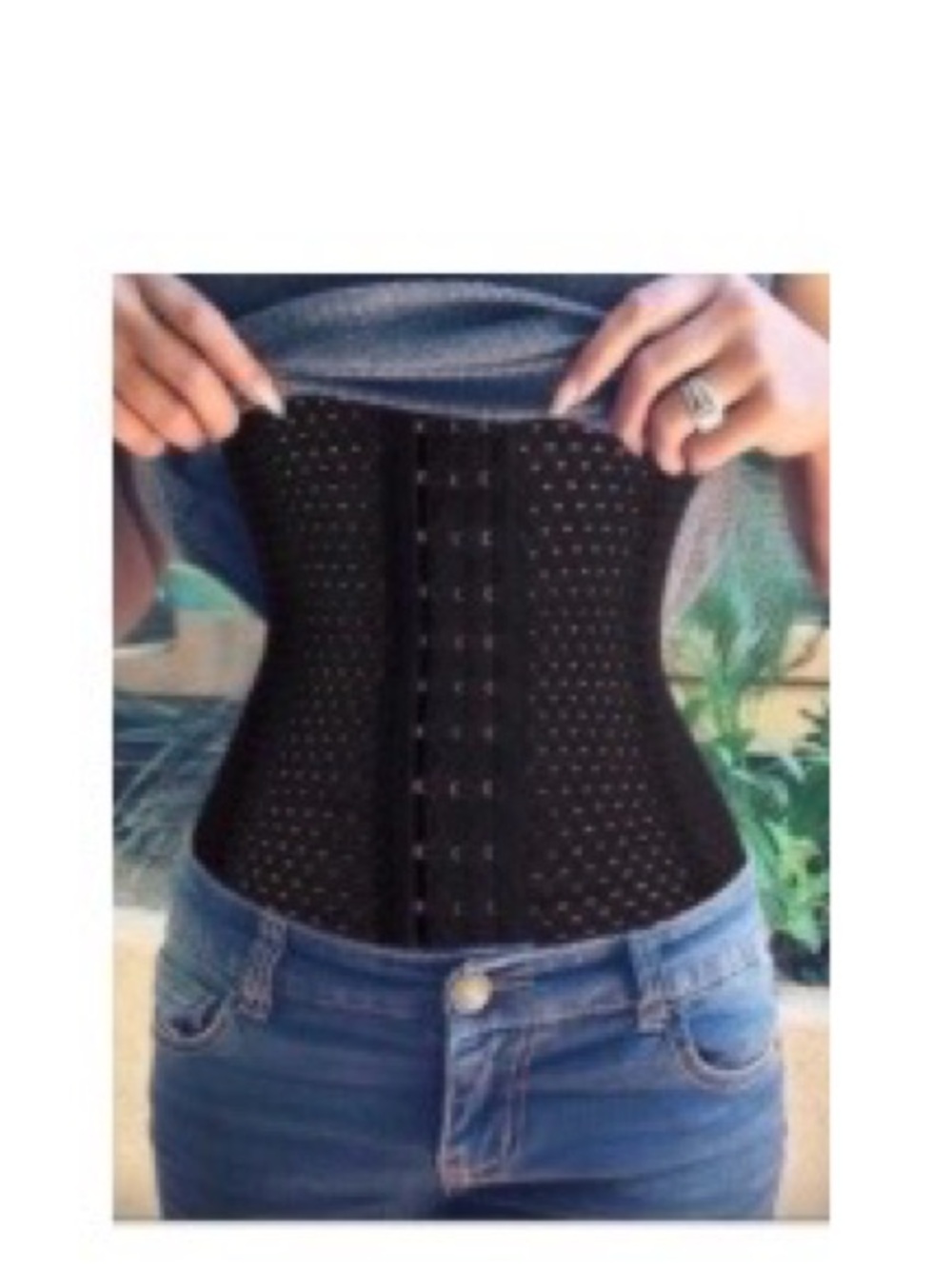 Black Waist Trainer Corset - Shapewear for Women